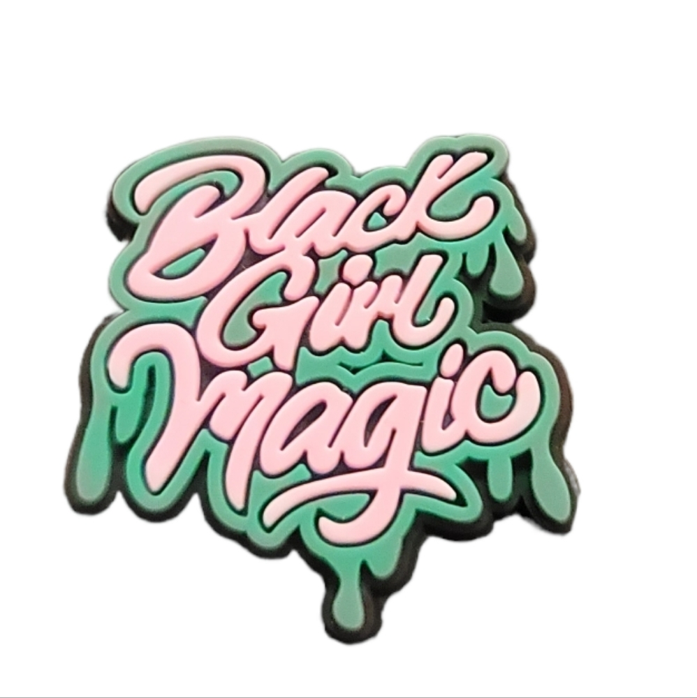 NEW Black Girl Magic AKA Croc Charm